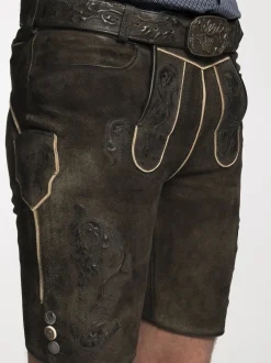 Spieth & Wenksy Herren Lederhose - Diablo in braun