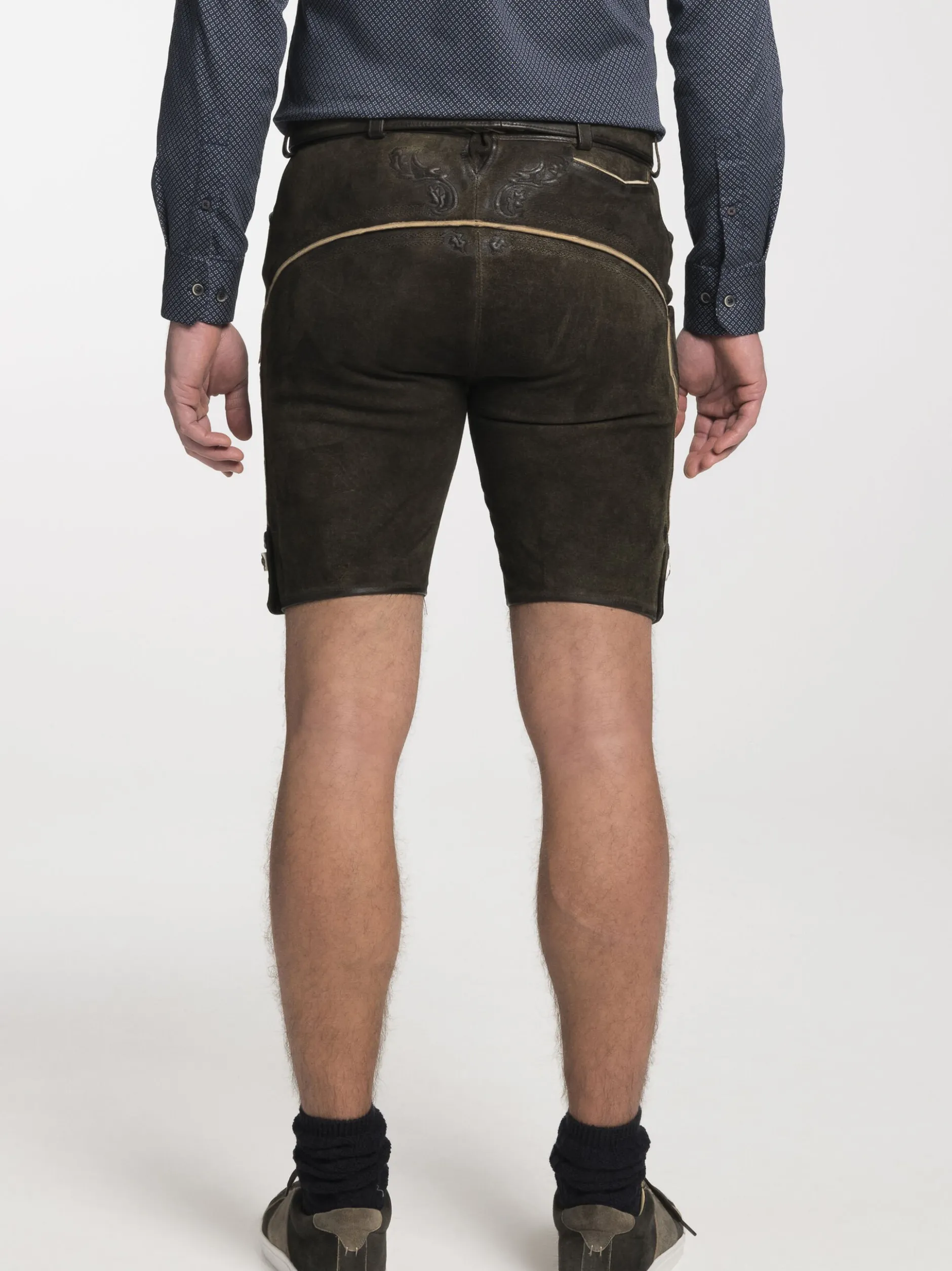 Spieth & Wenksy Herren Lederhose - Diablo in braun