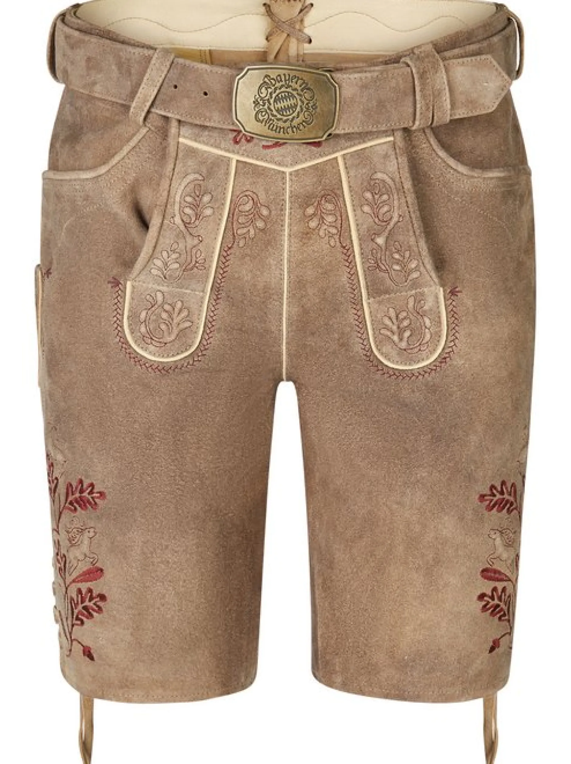 Spieth & Wenksy Herren Lederhose - Hochburg in braun