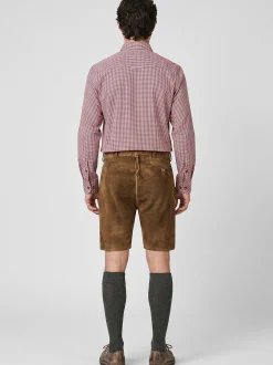 Spieth & Wenksy Herren Lederhose - Rampoldi in braun