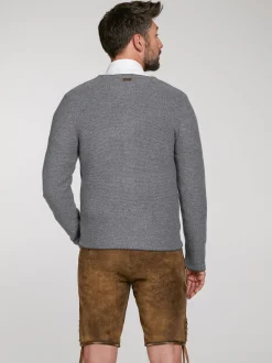 Spieth & Wenksy Herren Strickjacke - Pocking in grau