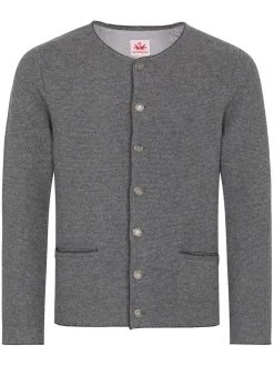 Spieth & Wenksy Herren Strickjacke - Pocking in grau