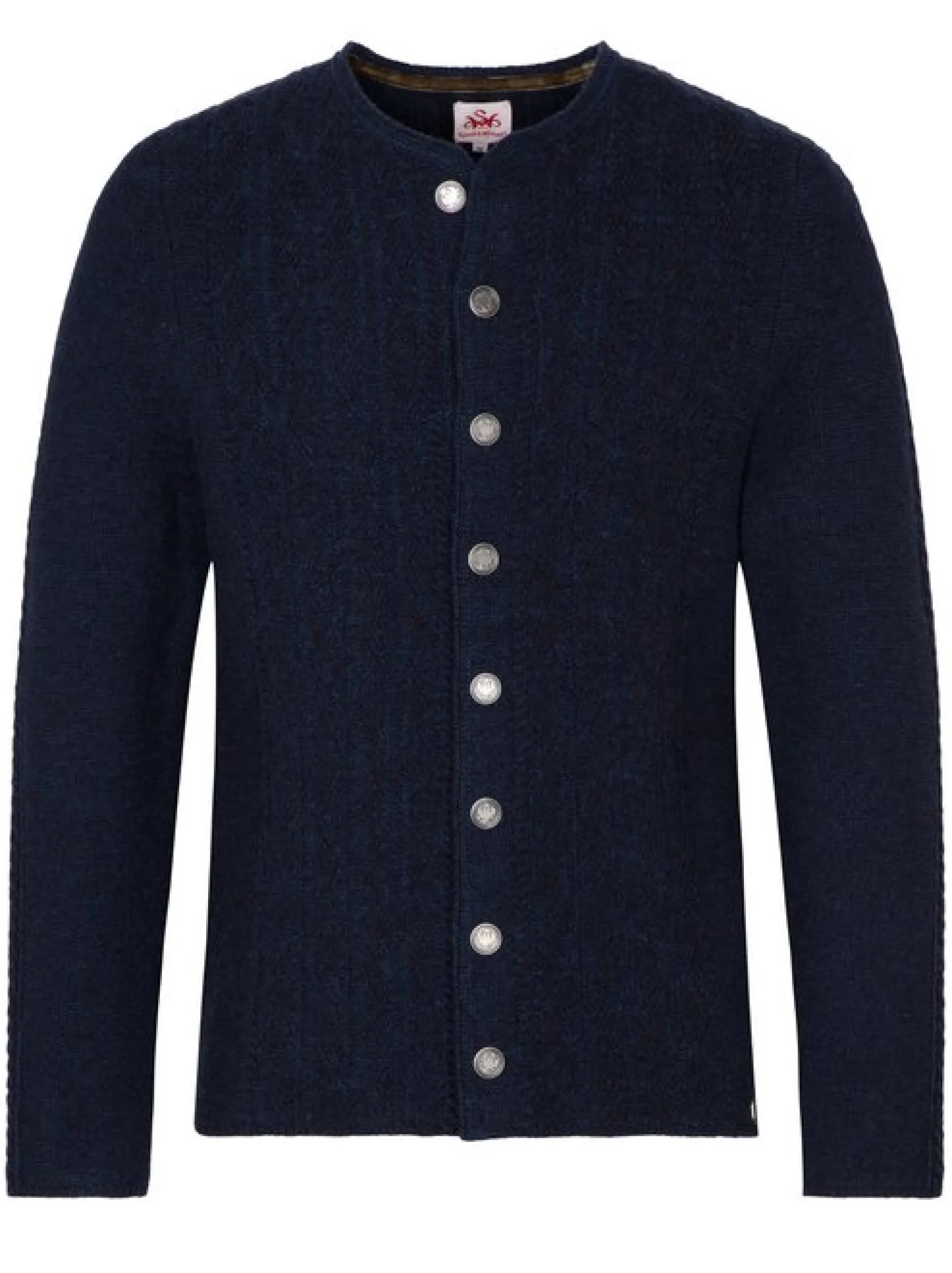 Spieth & Wenksy Herren Trachtenstrickjacke - Gent in blau