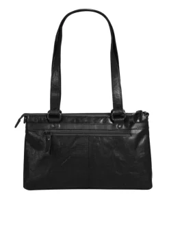 Spikes & Sparrow Damen Handtasche in schwarz