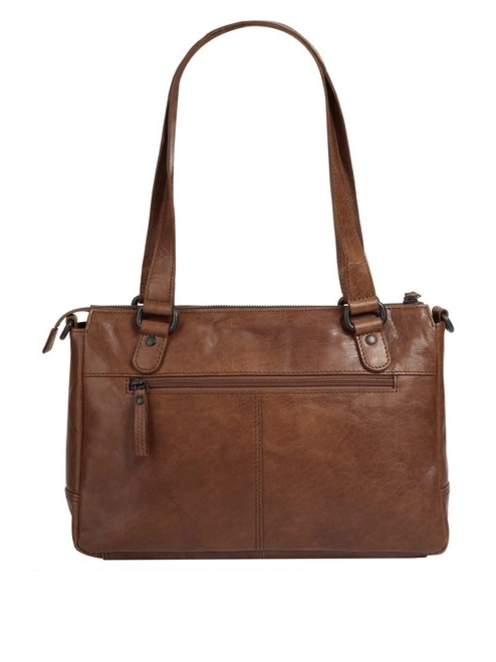 Spikes & Sparrow Damen Handtasche in cognac