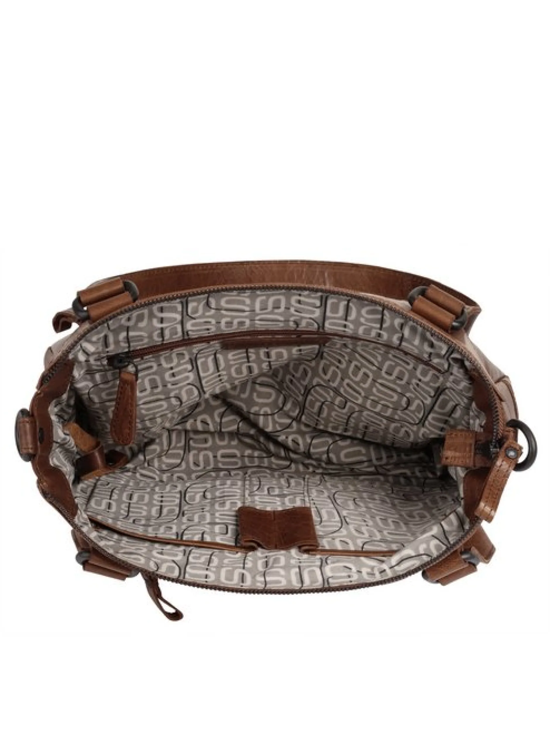 Spikes & Sparrow Damen Handtasche in cognac
