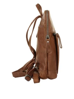 Spikes & Sparrow Damen Rucksack in cognac