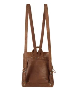 Spikes & Sparrow Damen Rucksack in cognac