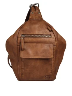 Spikes & Sparrow Damen Rucksack in cognac