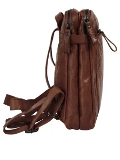 Spikes & Sparrow Damen Rucksack in cognac