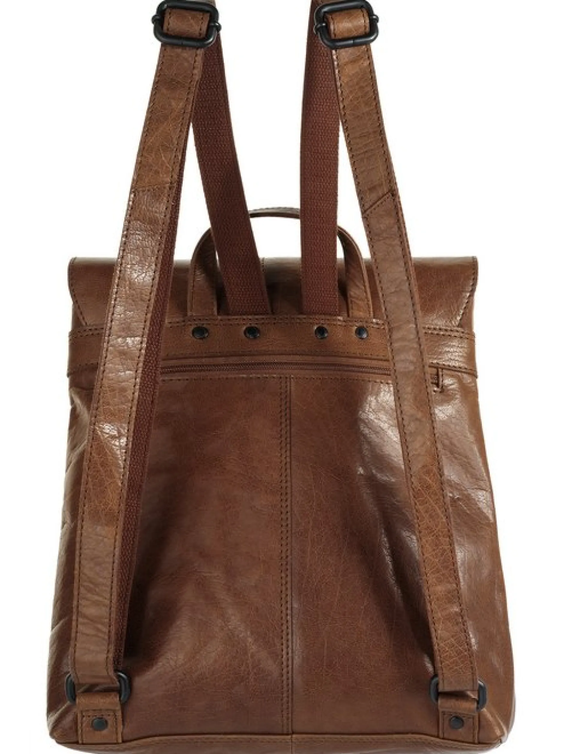 Spikes & Sparrow Damen Rucksack in cognac