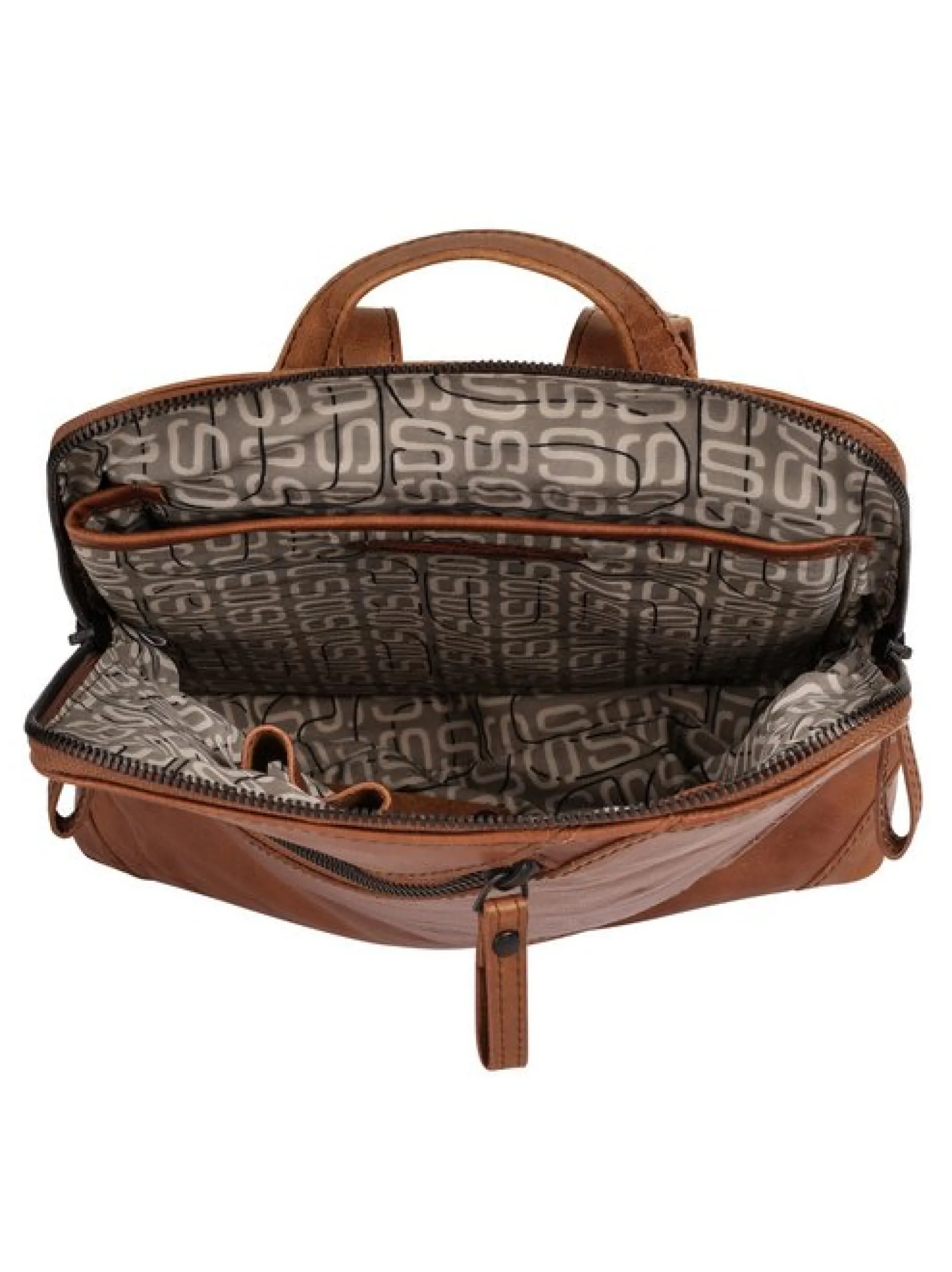 Spikes & Sparrow Damen Rucksack in cognac