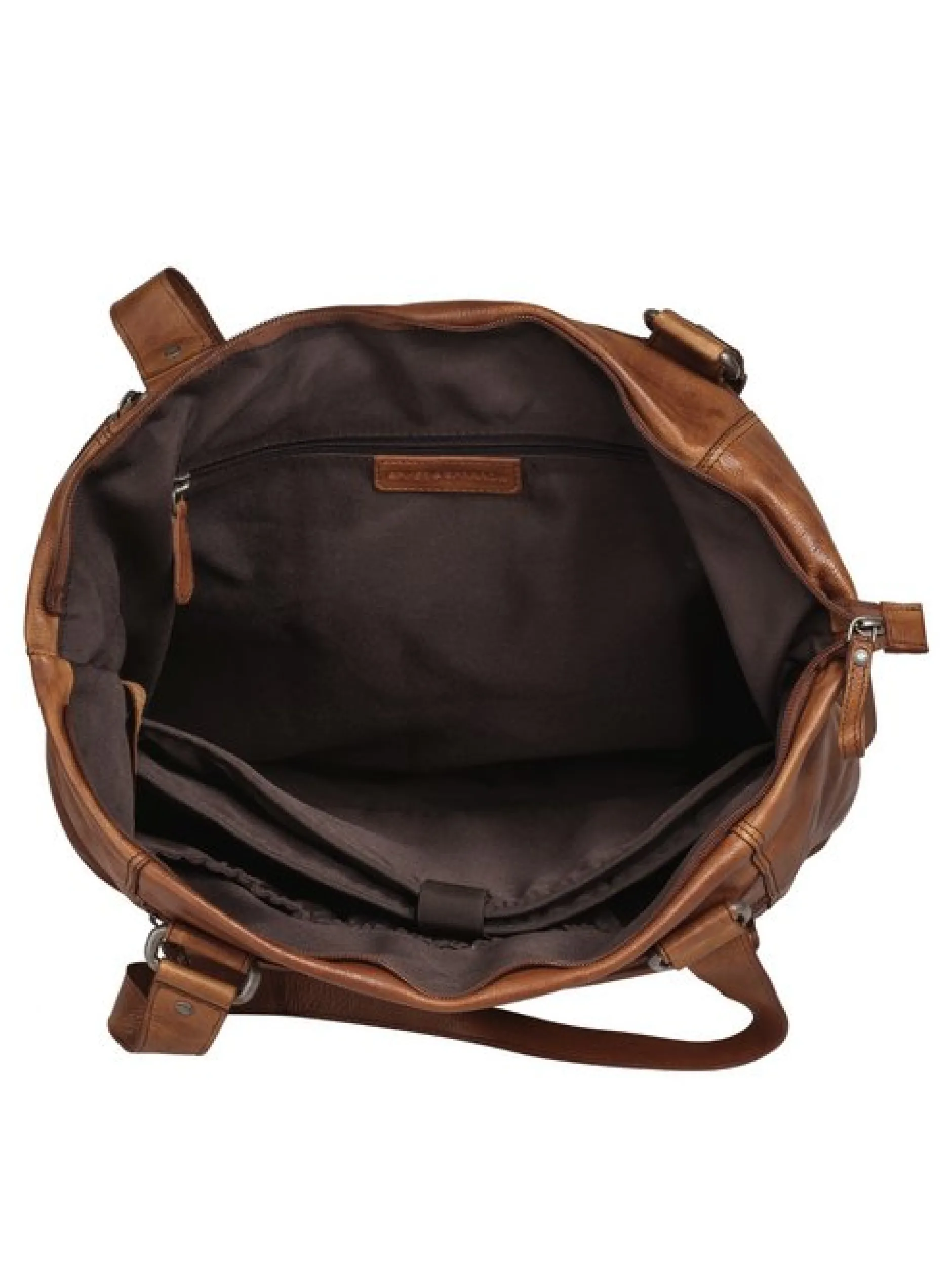 Spikes & Sparrow Damen Shopper in cognac
