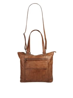 Spikes & Sparrow Damen Shopper in cognac