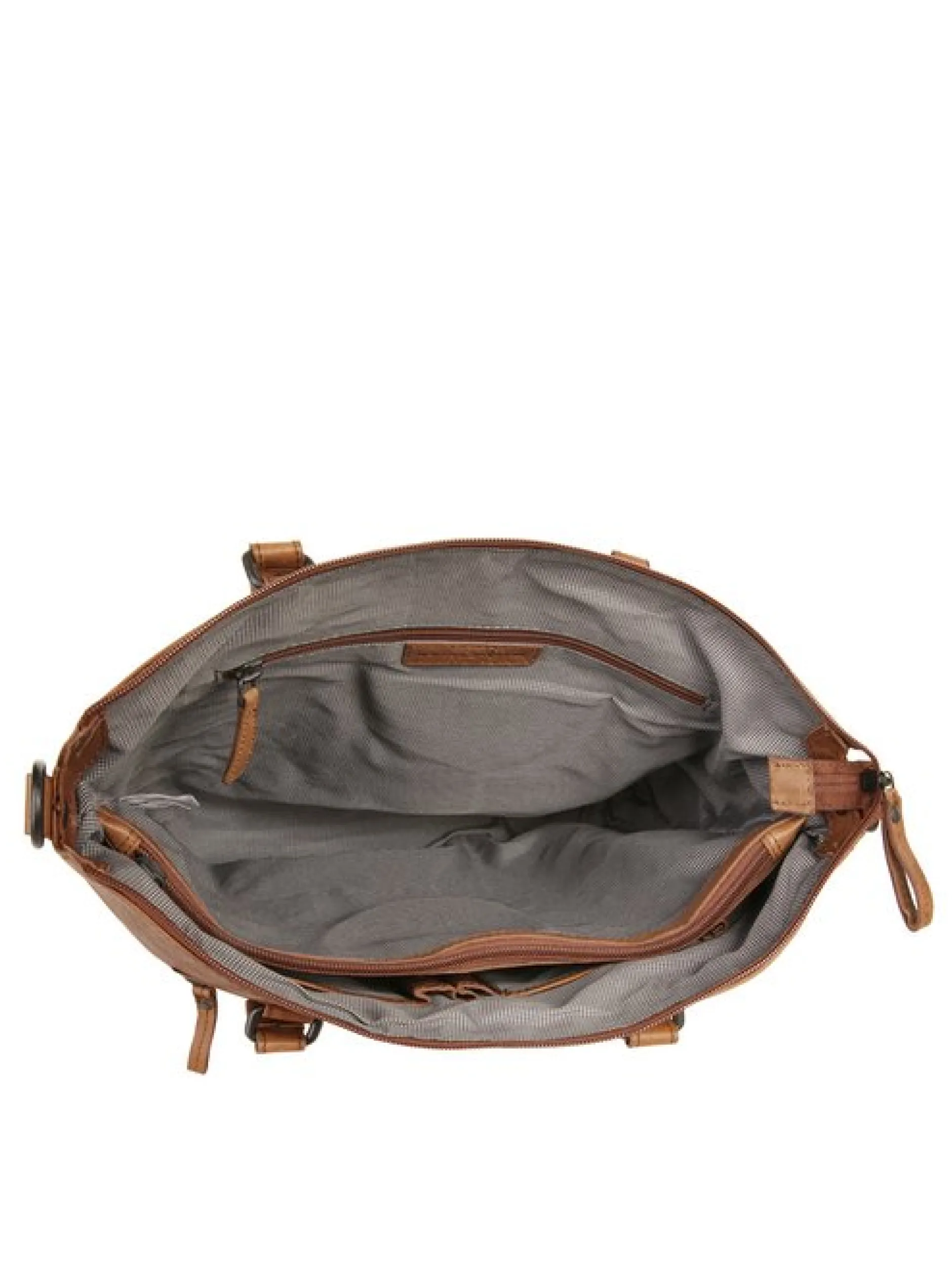 Spikes & Sparrow Damen Shopper in cognac