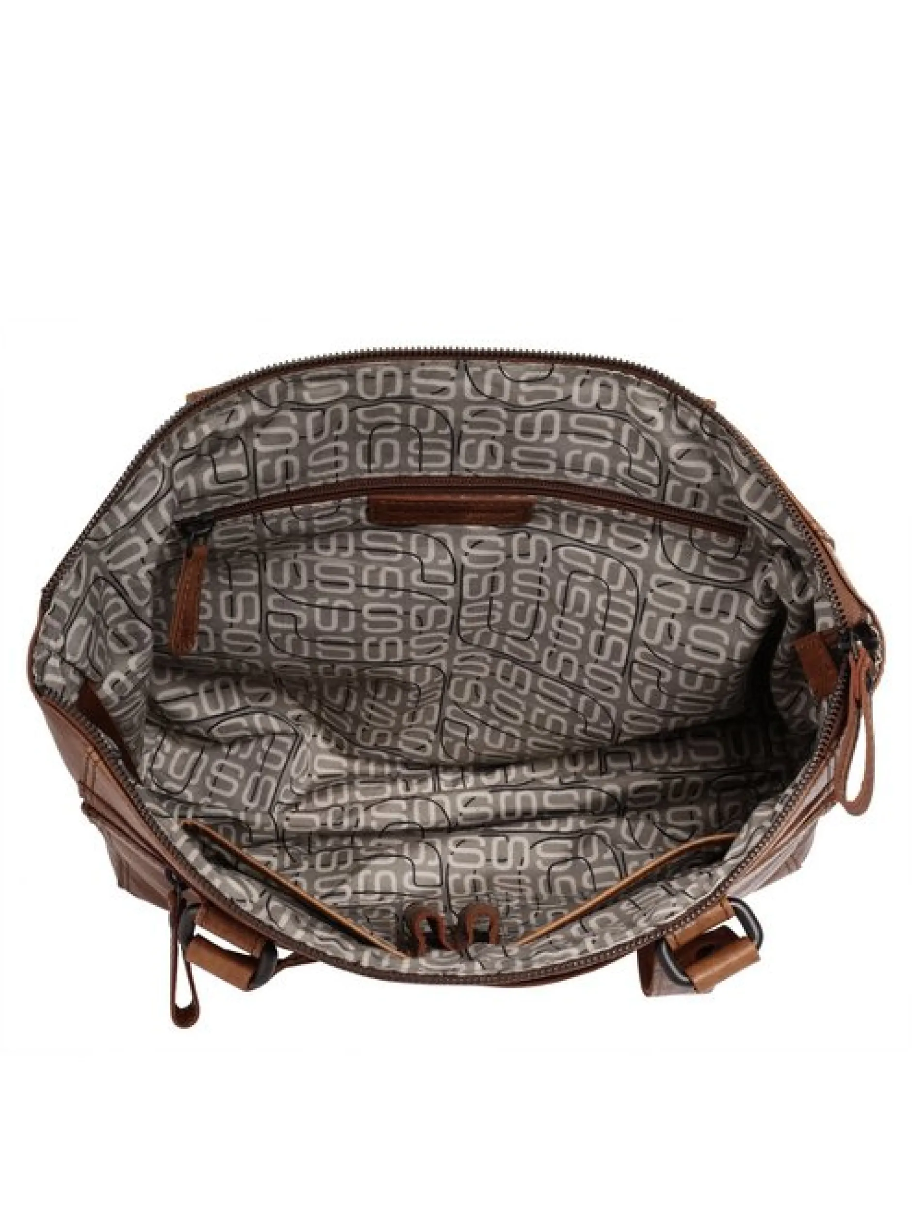 Spikes & Sparrow Damen Shopper in cognac