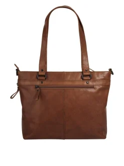 Spikes & Sparrow Damen Shopper in cognac