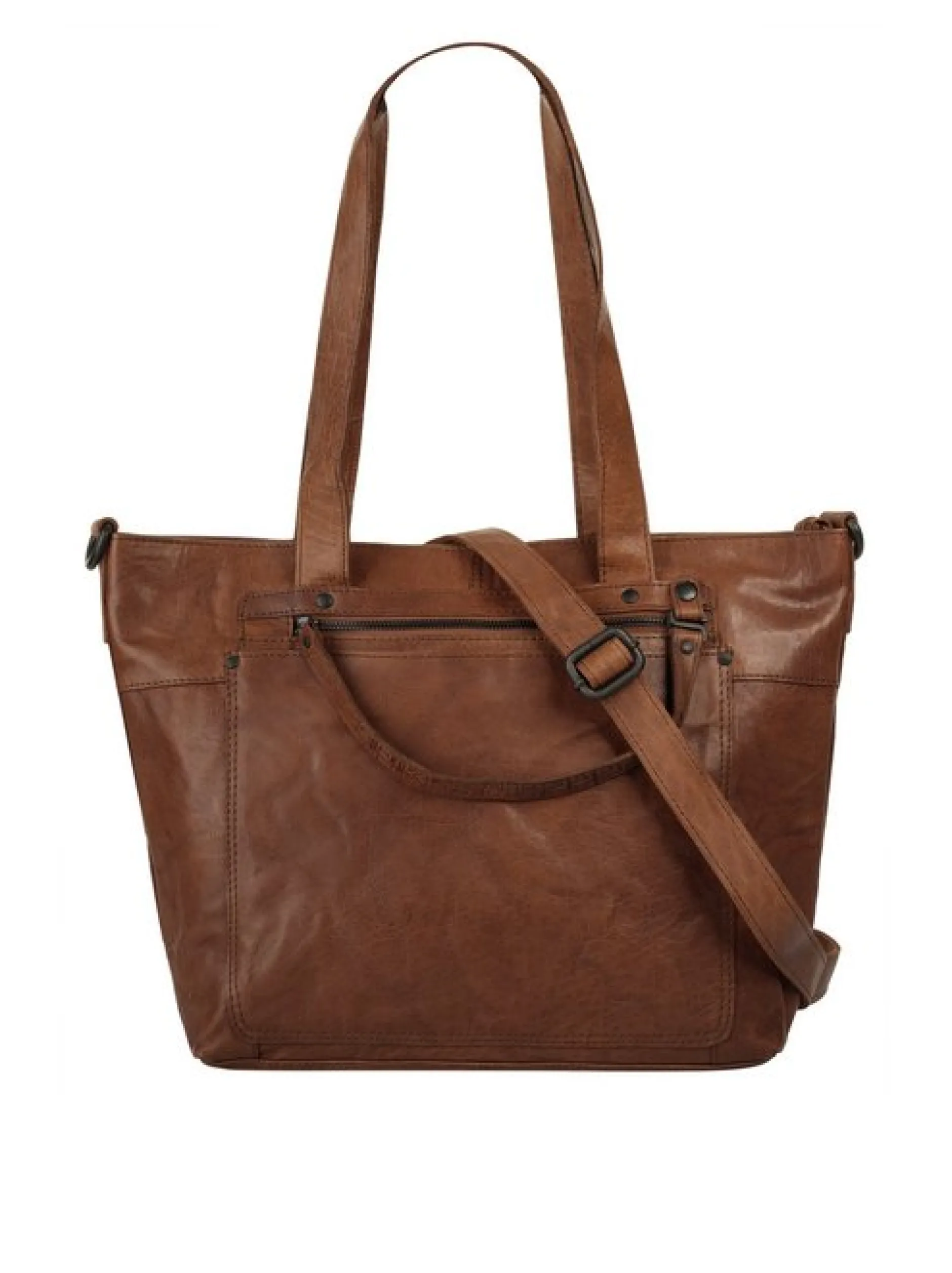 Spikes & Sparrow Damen Shopper in cognac