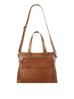 Spikes & Sparrow Damen Shopper in cognac