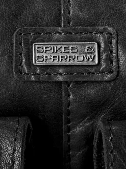 Spikes & Sparrow Damen Umhängetasche in schwarz