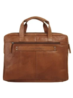 Spikes & Sparrow Unisex Aktentasche in cognac