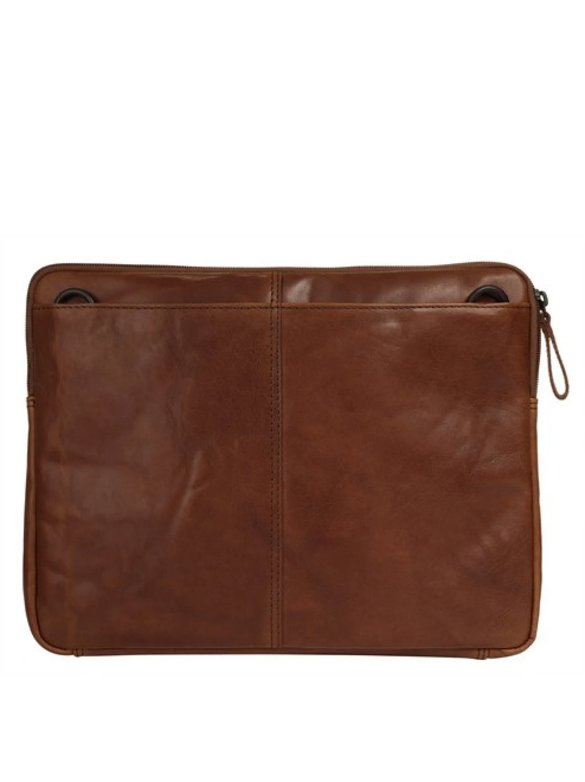 Spikes & Sparrow Unisex Dokumententasche in cognac