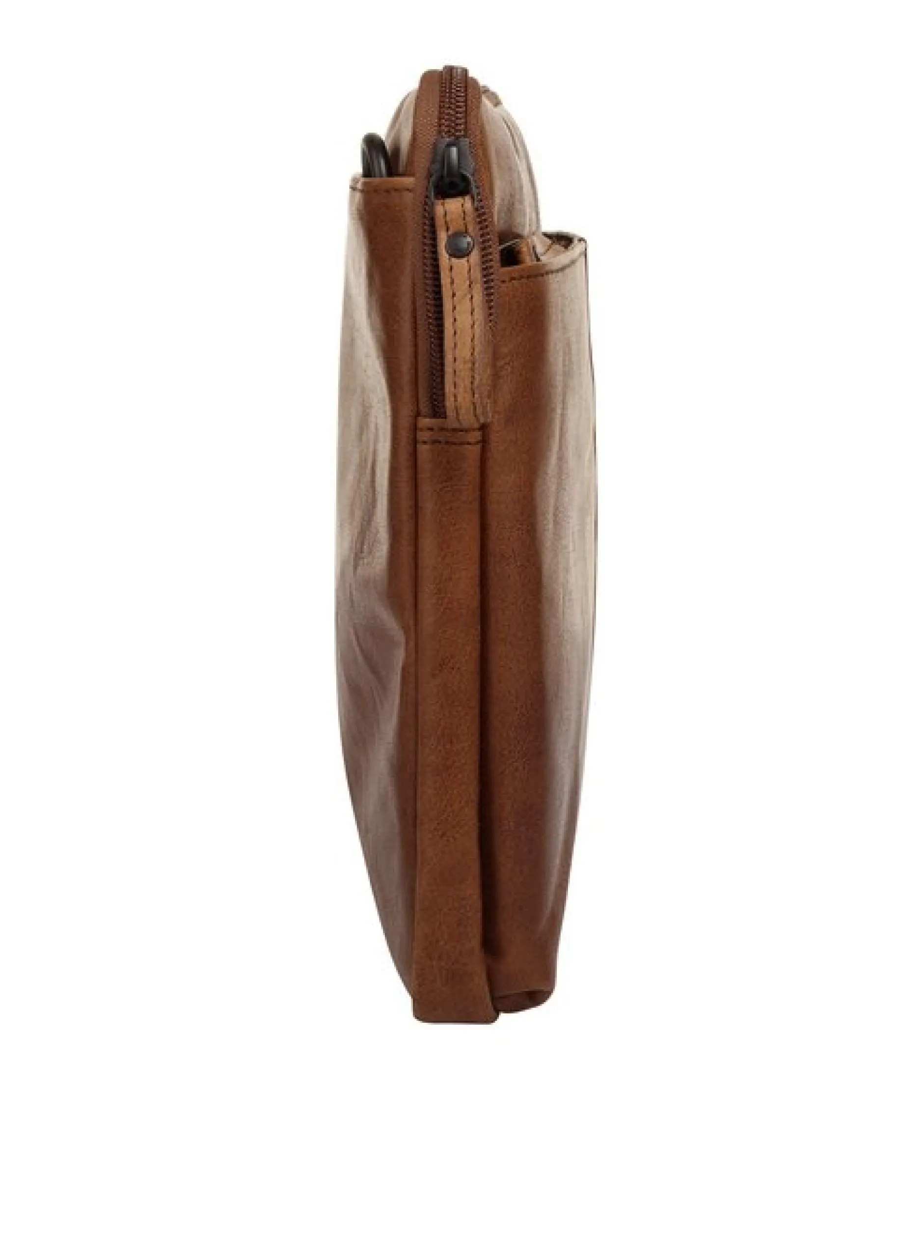 Spikes & Sparrow Unisex Dokumententasche in cognac