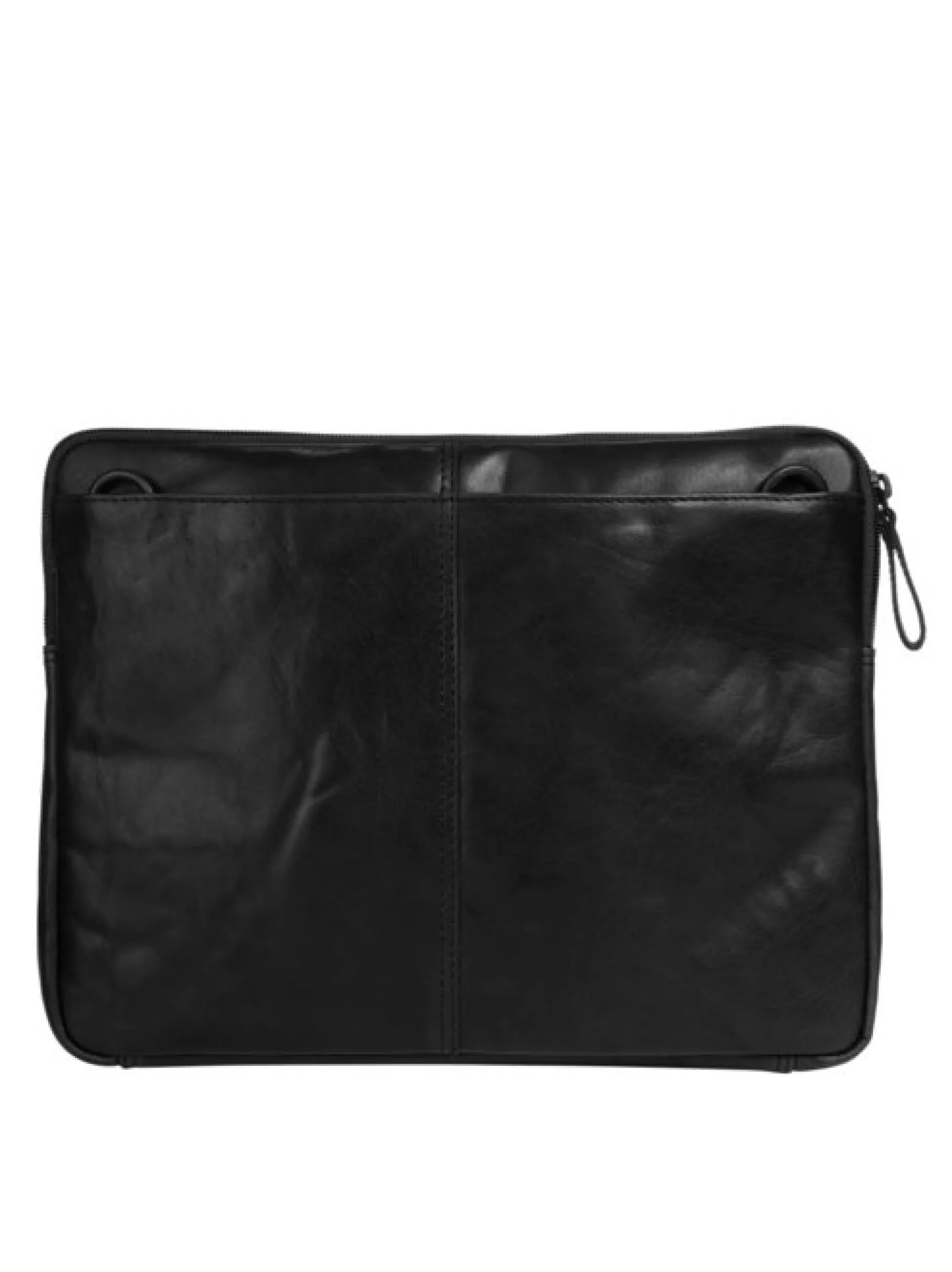 Spikes & Sparrow Unisex Dokumententasche in schwarz