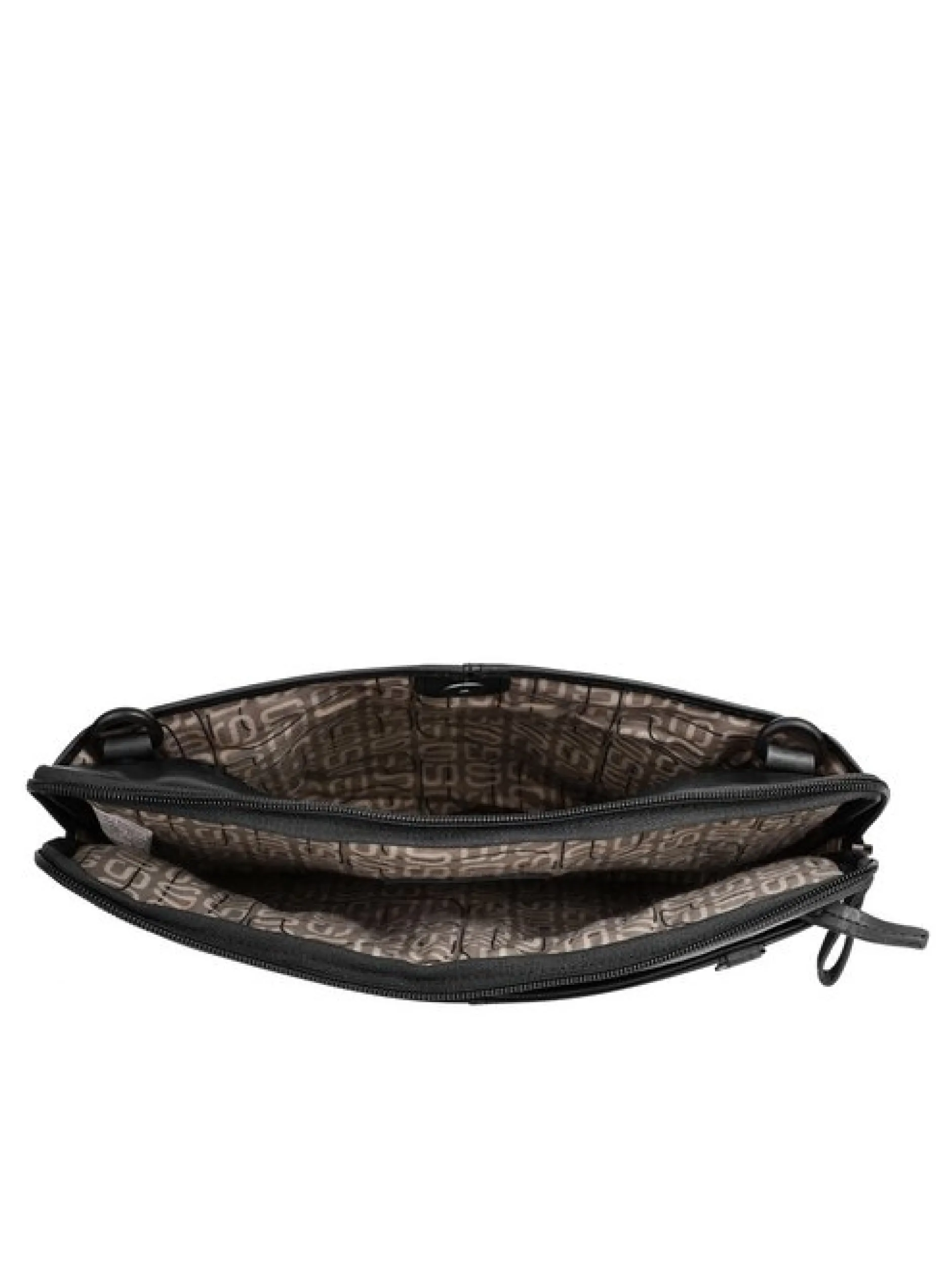 Spikes & Sparrow Unisex Dokumententasche in schwarz
