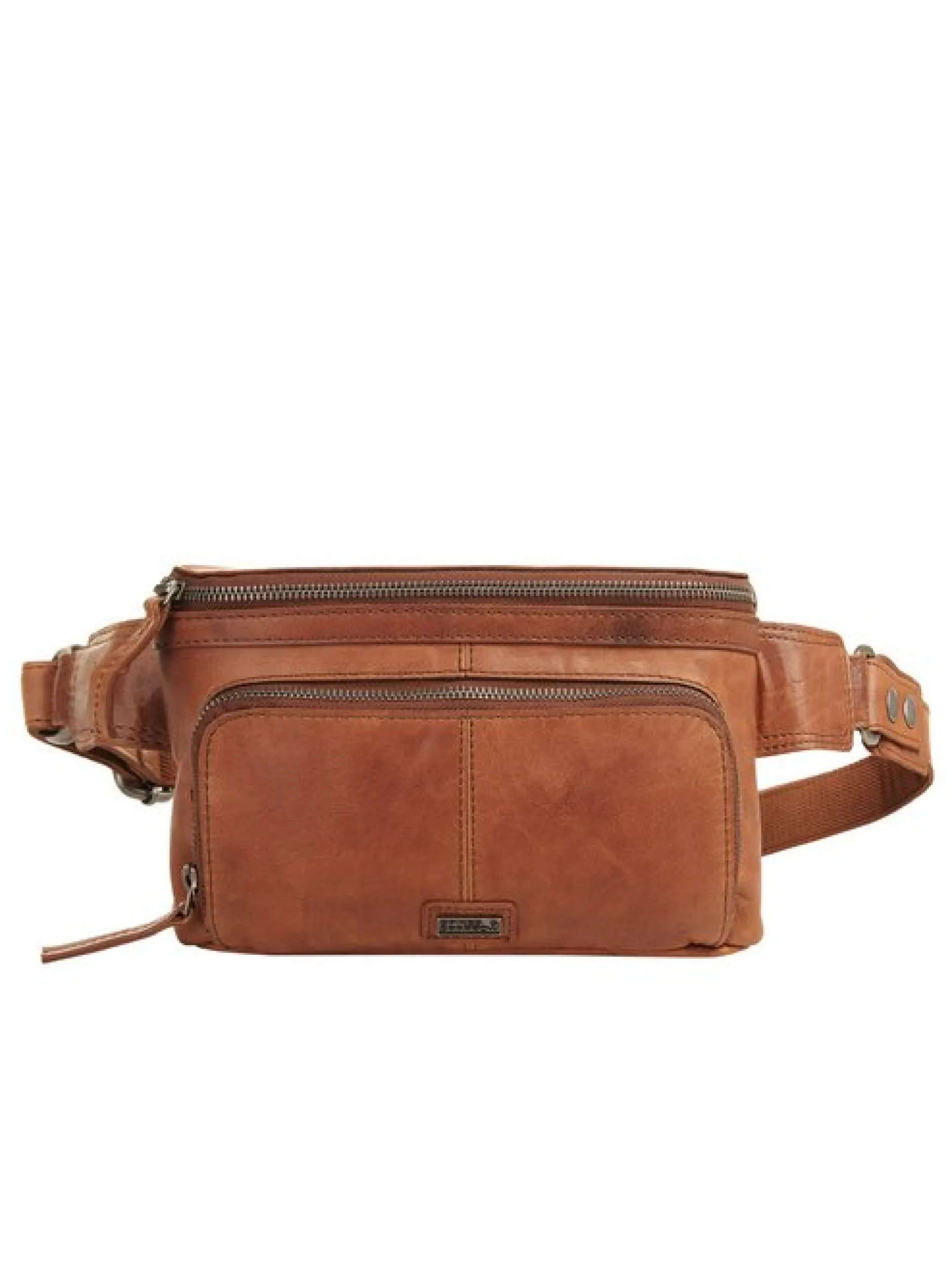 Spikes & Sparrow Unisex Gürteltasche in cognac