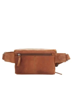Spikes & Sparrow Unisex Gürteltasche in cognac