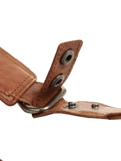 Spikes & Sparrow Unisex Gürteltasche in cognac