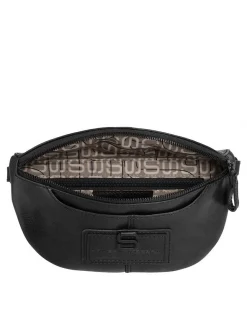 Spikes & Sparrow Unisex Gürteltasche in schwarz