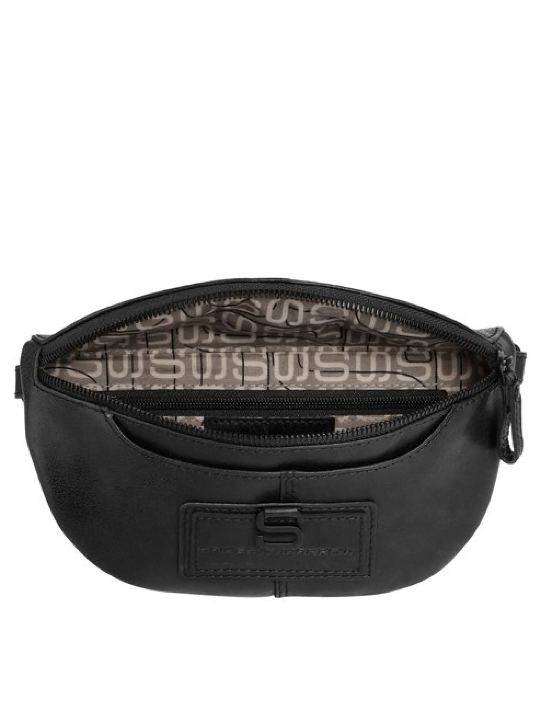 Spikes & Sparrow Unisex Gürteltasche in schwarz