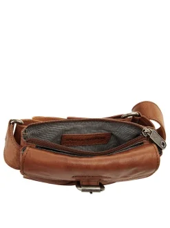 Spikes & Sparrow Unisex Gürteltasche in cognac