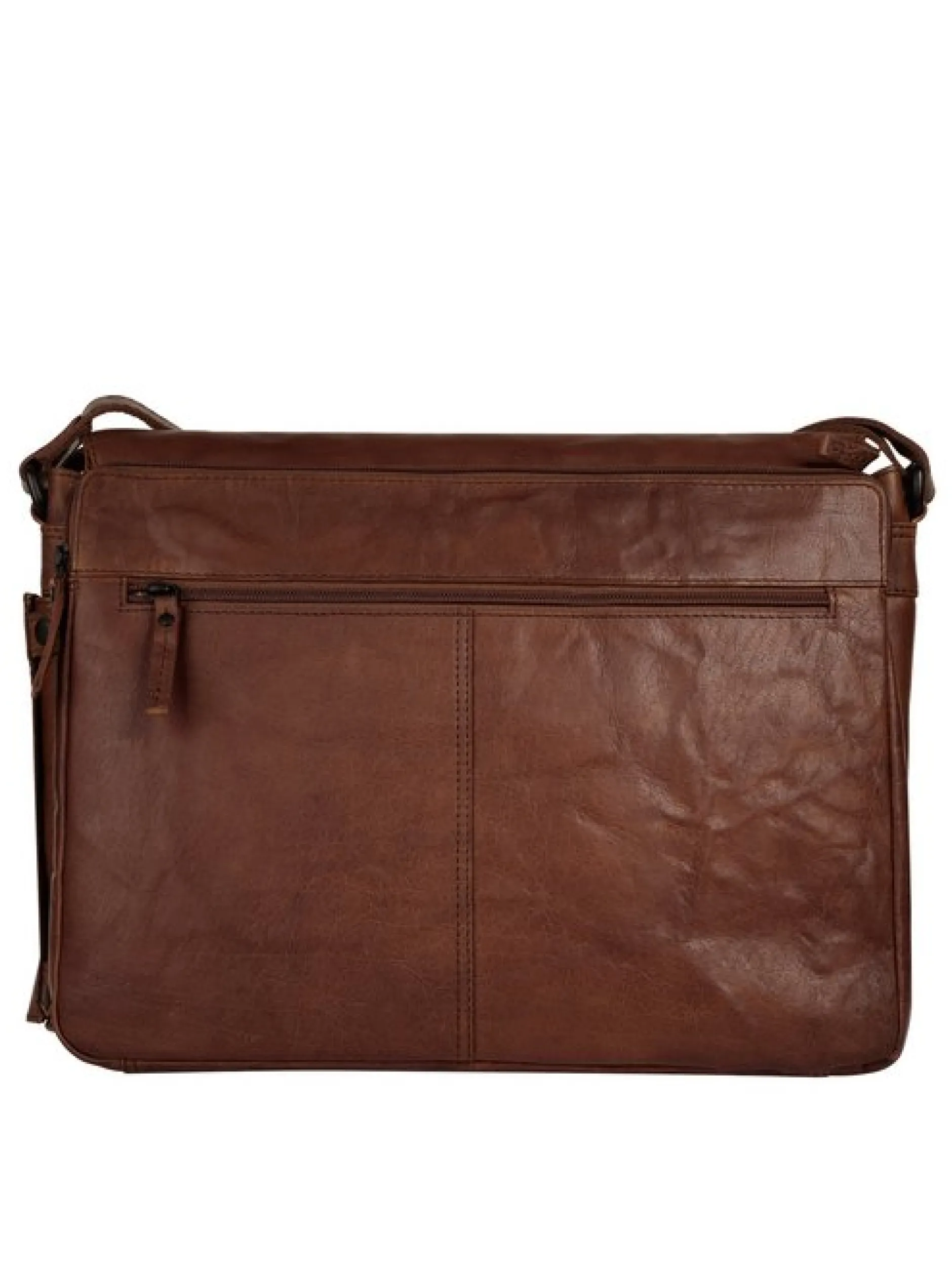 Spikes & Sparrow Unisex Messenger in cognac