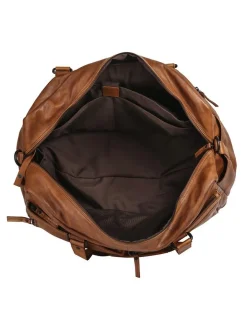 Spikes & Sparrow Unisex Reisetasche in cognac