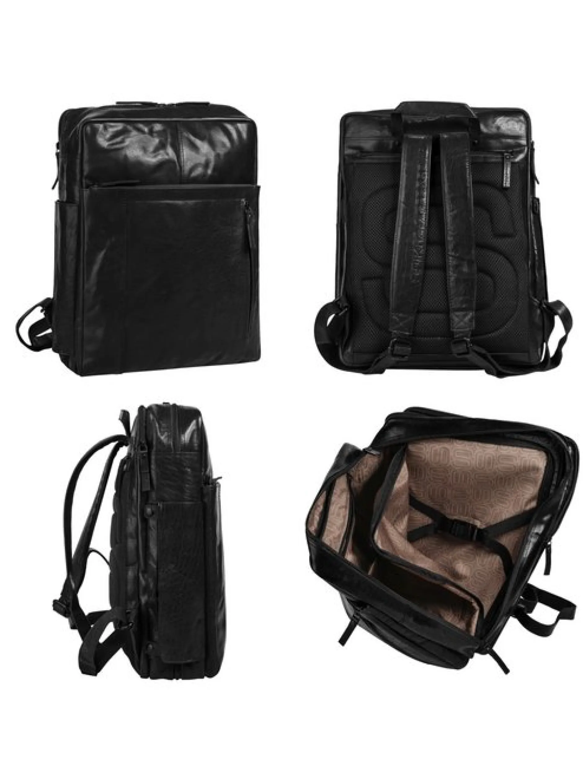 Spikes & Sparrow Unisex Rucksack in schwarz