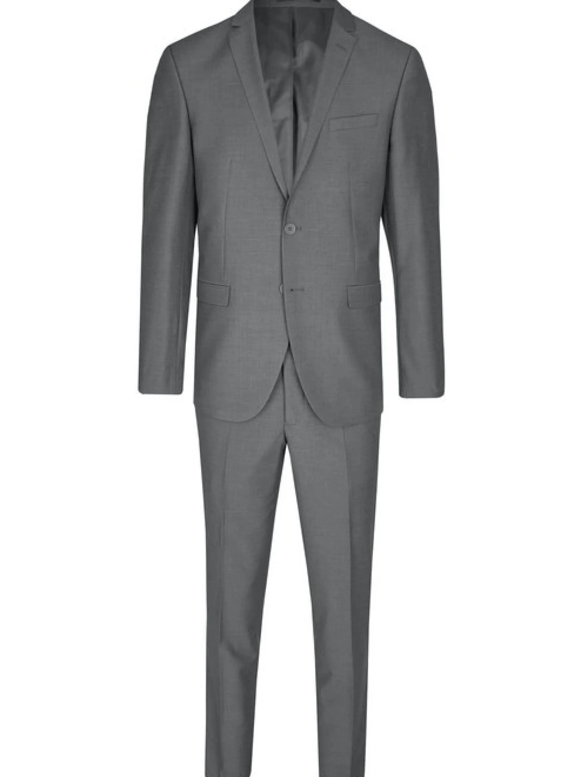 Steffen Klein Herren Anzug - Slim Fit in grau