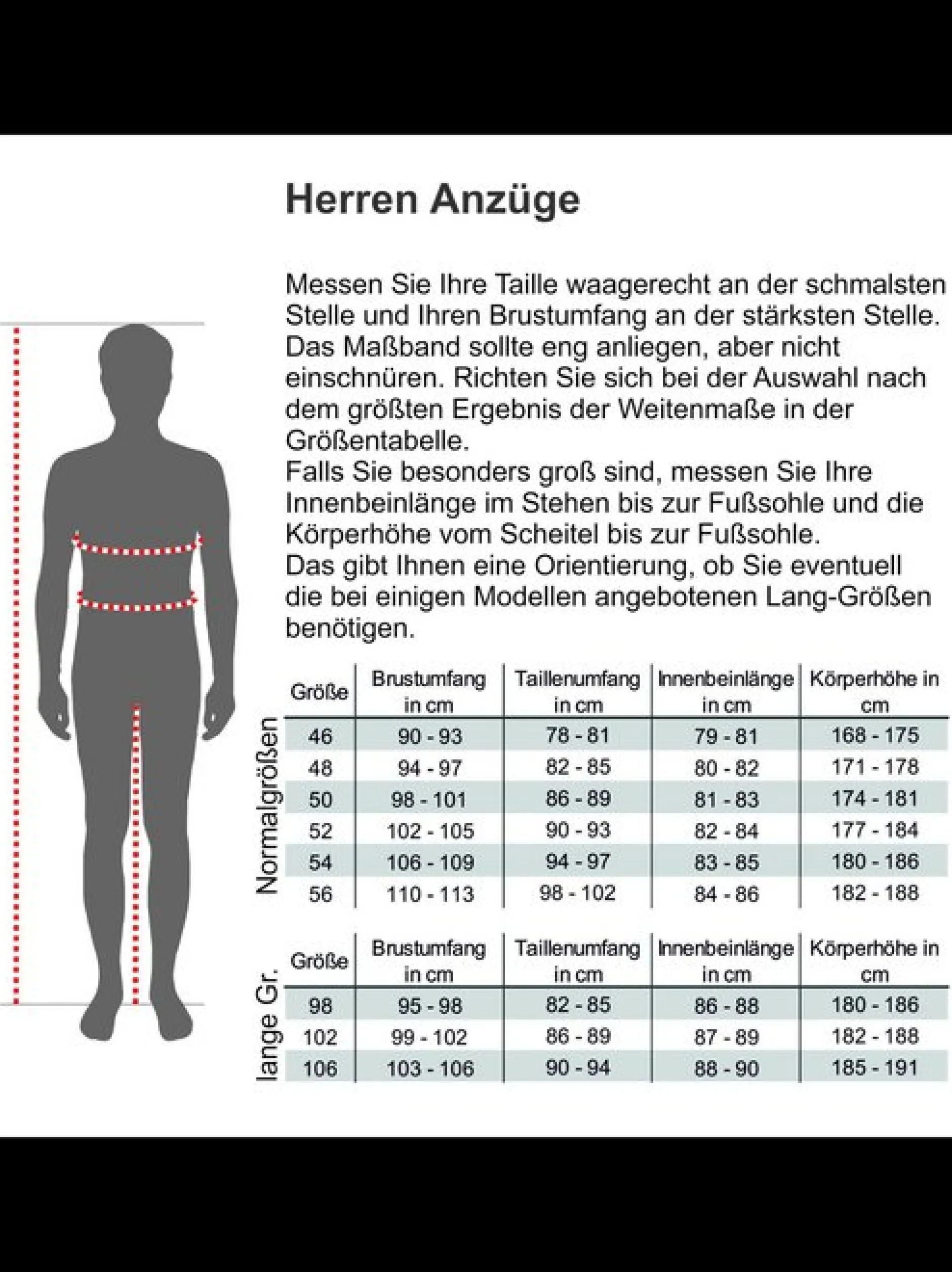 Steffen Klein Herren Anzug - Slim Fit in grau