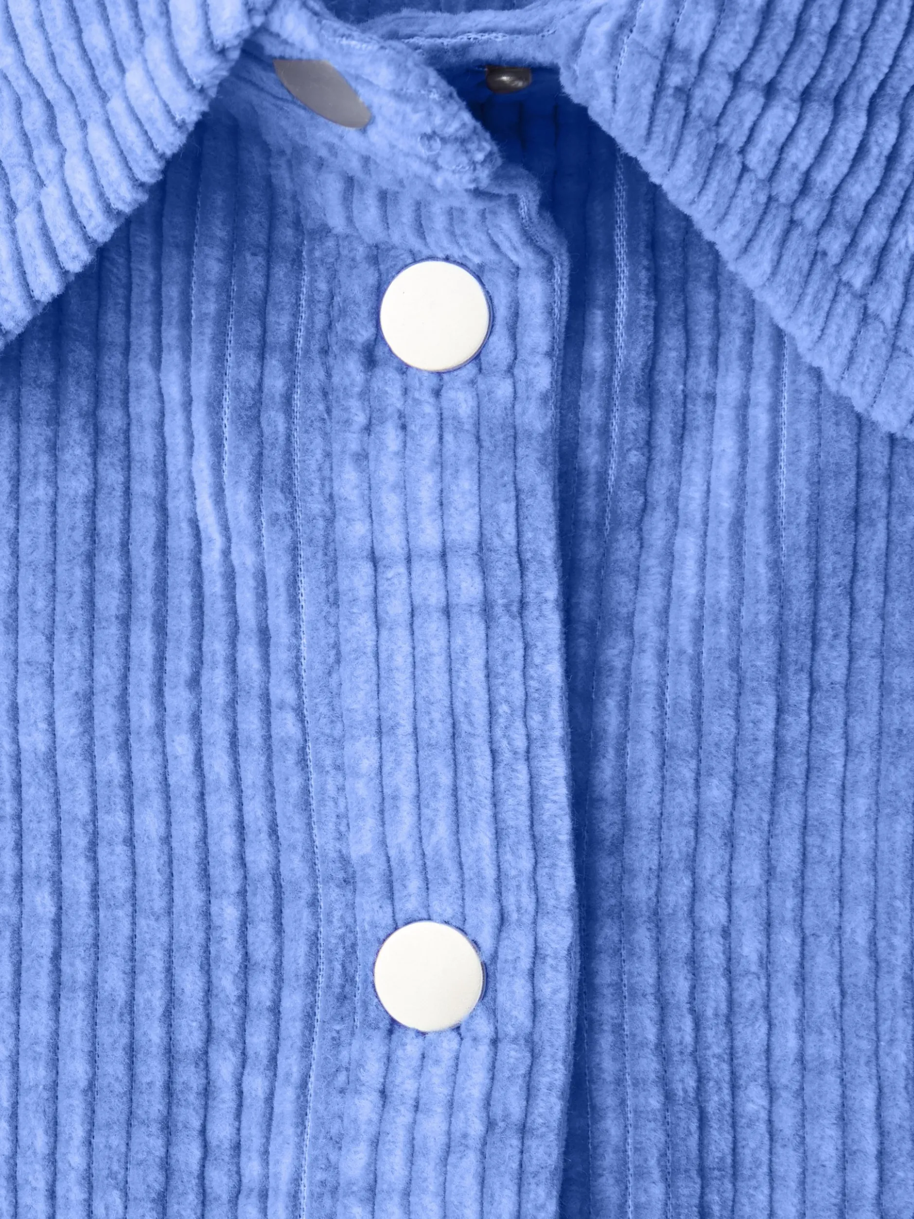Street One Damen Cordbluse in blau - Ärmel: langarm