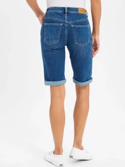 Street One Damen Jeans-Bermuda - Jane in medium stone