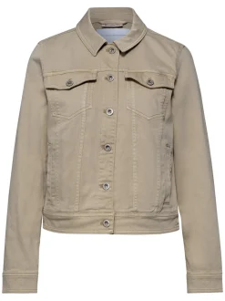 Street One Damen Jeansjacke in taupe
