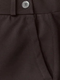 Street One Damen Jerseyhose in schoko - Länge: lang