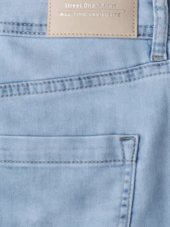 Street One Damen Loose Fit Jeans in bleached