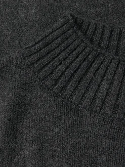 Street One Damen Strickpullover in anthrazit