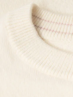 Street One Damen Strickpullover in ecru - Ärmel: langarm