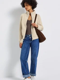 Street One Damen Teddy-Jacke in beige