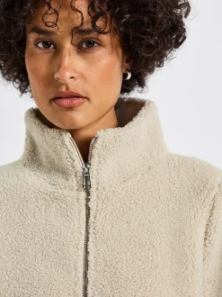 Street One Damen Teddy-Jacke in beige