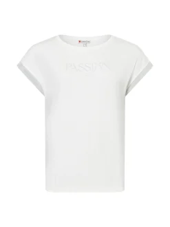 Street One Damen T-Shirt in ecru - Ausschnitt: Rundhals